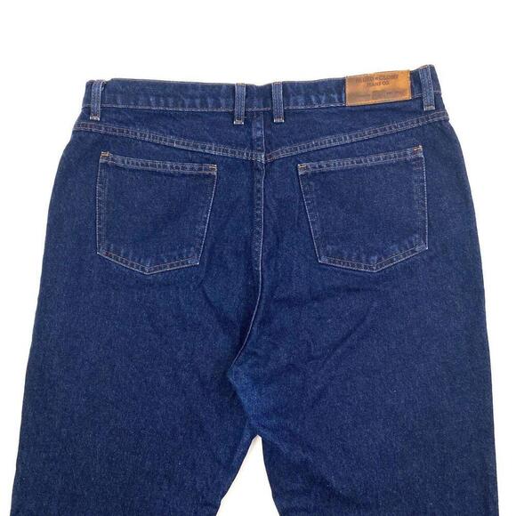 Faded Glory Flare Women's size 14 Dark Wash Blue Denim Jeans - Picture 2 of 4